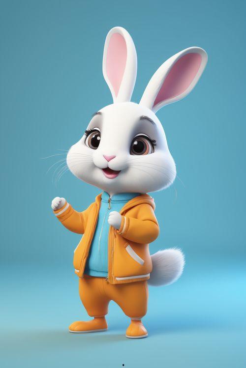 国产兔子动画变身图片视频